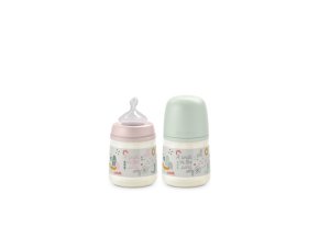 Suavinex Dojčenská fľaša WALK anatomický M silikón 150ml