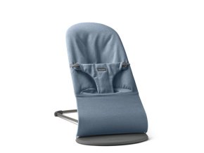 BabyBjorn Lehátko Bliss Woven melange - Light Blue