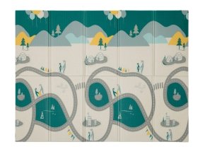 Lalalu Ľahká skladacia podložka na hranie 200x150cm - Arctic Friends