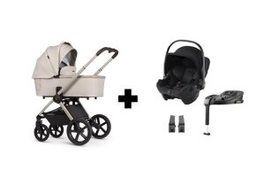 Venicci Kombinovaný kočík 2v1 Tinum UPline + adaptery + BRITAX RÖMER Autosedačka Baby-Safe Core + Baby-Safe Core Base