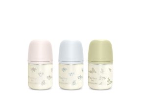Suavinex Sklenená dojčenská fľaša POETRY 120ml
