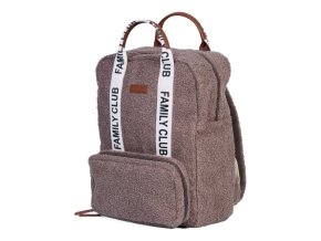 Childhome Prebaľovací batoh Family Club Signature Teddy - Soft Brown