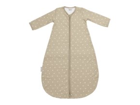 Meyco Jersey Spací vak s rukávmi Sweet Heart Sand