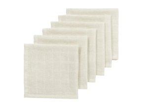 Meyco Sada plienok (žinky) 30x30cm Natural 6ks