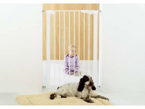 BABY Dan Vysoká zábrana premier Pet Gate 73 - 86 cm biela