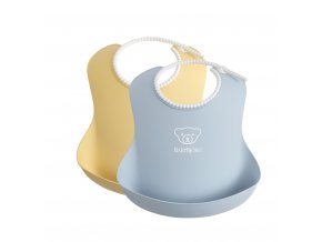 vyr 265 Baby Bib Powder YellowPowder Blue 2 pack