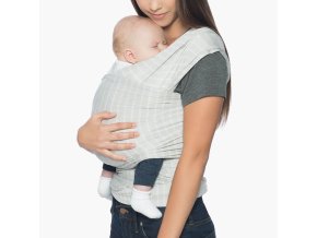 Ergobaby AURA WRAP/ŠATKA - Grey stripes