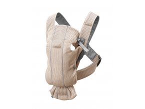 BabyBjorn Nosič MINI 3D Mesh - Pearly pink