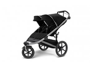 Thule športový dvojíčkovský kočík Urban Glide 2 Double JET BLACK