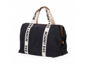 Childhome Prebaľovacia taška Mommy Bag Canvas - Black