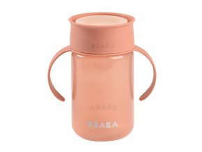 Beaba Trénovací hrnček 360° 340ml 12m+ Pink