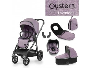 OYSTER 3 Kombinovaný kočík 6v1 2023 - Lavender