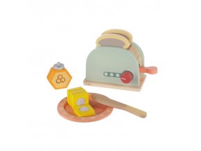 ZOPA Drevený toaster set