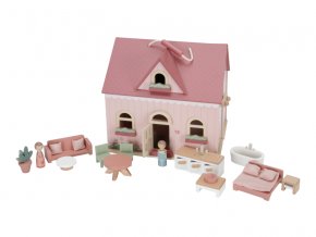 Little Dutch Drevený prenosný domček pre bábiky