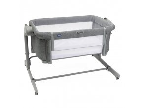 CHICCO Postieľka Next2Me Magic Evo - Grey Mist