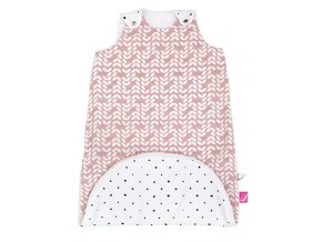 MOTHERHOOD Vak spací 2v1 ZIP-A-Round Beige mušelínový Pink Classics 3-18m 0,5 tog