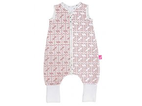 MOTHERHOOD Vak spací mušelínový s nohavicami Pink Classics 12-18m 0,5 tog