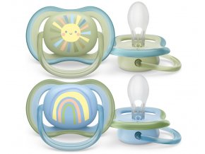 Philips AVENT Cumlík Ultra air obrázok 0-6m chlapec (dúha) 2ks