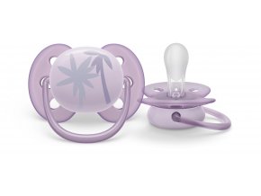 Philips AVENT Cumlík Ultrasoft Premium 0-6m fialová 1 ks