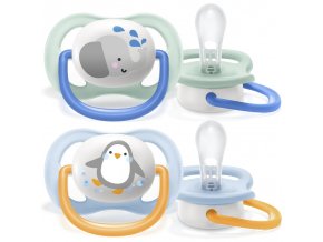 Philips AVENT Cumlík Ultra air zvieratko 0-6m chlapec 2 ks