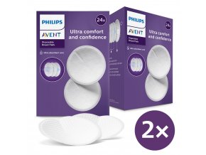 Philips AVENT Vložky do podprsenky jednorazové 2x24 ks