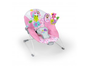 BRIGHT STARTS Lehátko vibrujúce Pink Paradise™ 0m+ do 9 kg