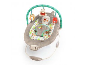 BRIGHT STARTS Lehátko vibrujúce s melódiou Winnie the Pooh Dots & Hunny 0 m+, do 9 kg