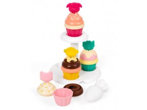 SKIP HOP Zoo stohovacie Cupcakes s meniacimi sa farbami 3r+