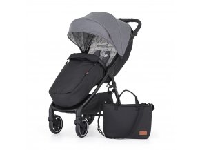 PETITE&MARS Kočík športový Royal2 Black Ultimate Grey