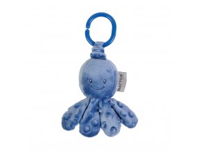 NATTOU Chobotnička vibračná na C krúžku dark blue 20 cm Lapidou