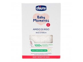 CHICCO Škrob detský ryžový do kúpeľa Baby Moments Sensitive 100 % bio 250 g