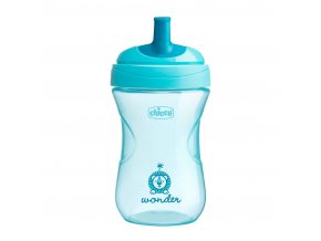 CHICCO Hrnček Advanced so slamkovým náustkom 266 ml zelený 12m+