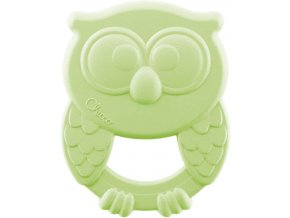 CHICCO Hryzačka Eco+ Sova Owly zelená 3m+