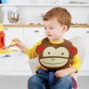 SKIP HOP Zoo Podbradník silikónový Opička 6m+