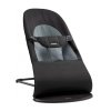 BabyBjorn Lehátko Balance SOFT Woven/Jersey tmavá konštrukcia - Black / Dark Grey