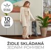 KINDERKRAFT Stolička jedálenská Foldee Pink