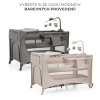 KINDERKRAFT Postieľka cestovná Joy 2 s doplnkami Dark grey