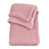 Meyco Deka Waffle Teddy fleece 75x100cm - Old pink