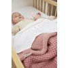 Meyco Deka Waffle Teddy fleece 75x100cm - Old pink