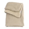 Meyco Deka Waffle Teddy fleece 75x100cm - Sand