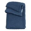 Meyco Deka do postieľky Waffle Teddy fleece 100x150cm - Indigo