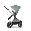 Cybex Kombinovaný kočík EOS Lux TPE - Stormy Blue