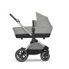 Cybex Kombinovaný kočík EOS Lux SLV - Stone Grey