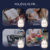 Zopa Silikónová nočná LED lampa veľ. M