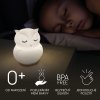 Zopa Silikónová nočná LED lampa veľ. M