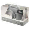 Interbaby Jedálenský set silikónový - Sivý
