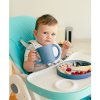 Interbaby Jedálenský set silikónový - Modrý