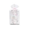 Interbaby Bavlnené plienky Zvieratká 80x80cm 3ks - Bielo/ružová