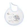 interbaby-osuska-frote-slonik-s-drakom-100x100cm-podbradnik - Bielo/modrá