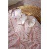 INTERBABY Deka mäkká guličky 80x110cm + maznáčik + plyšová hračka - Ružová
